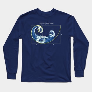 The Great Fibonacci Wave Long Sleeve T-Shirt